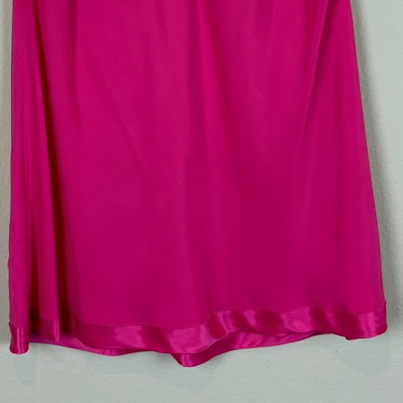 Banana Republic Pink Silk-Like Sleeveless Pullover Cami Blouse w/ Roll/Twist - Picture 10 of 12